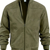 Men's Lightweight Zip-Up Jacket - Everyday Casual Layer