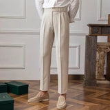 Men's Business Pleated Pants | Sophisticated Comfort