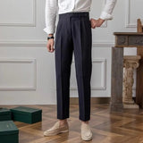 Men's Business Pleated Pants | Sophisticated Comfort