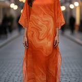Chiffon Maxi Dress | Ethereal Flow, Effortless Elegance