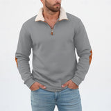 Men's Soft Quarter Zip Pullover – Cosy Warm Casual Jumper