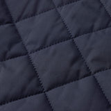 Men's Quilted Bomber Jacket - Fleece-Lined Ribbed Trim Layer