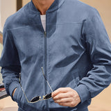 Men's Lightweight Zip-Up Jacket - Everyday Casual Layer