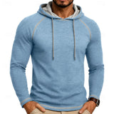 Men's Raglan Sleeve Hoodie – Casual Sporty Hooded Sweatshirt