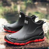 Men's Rain Boots - Waterproof Wellington Boots for Wet Weather