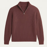 Men's Cashmere Half Zip Sweater | Premium Comfort, Sophisticated Style