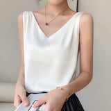 Draped Satin Tank Top | Luxurious Flow, Timeless Elegance