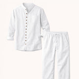 Men's Summer Sets | Retro Cotton & Linen Comfort