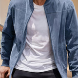 Men's Lightweight Zip-Up Jacket - Everyday Casual Layer
