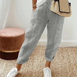 Striped Comfort Pants | Relaxed Fit and Timeless Style