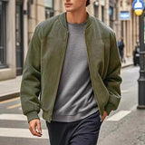 Men's Lightweight Stand-Collar Jacket - Everyday Zip-Up Layer