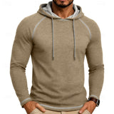 Men's Raglan Sleeve Hoodie – Casual Sporty Hooded Sweatshirt