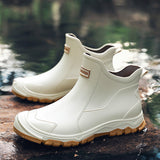 Men's Rain Boots - Waterproof Wellington Boots for Wet Weather
