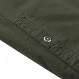 Men's Field-Style Utility Jacket - Stand-Collar Pocketed Layer