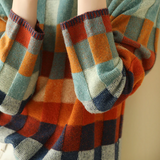 Patchwork Cashmere Turtleneck | Luxurious Texture & Timeless Sophistication