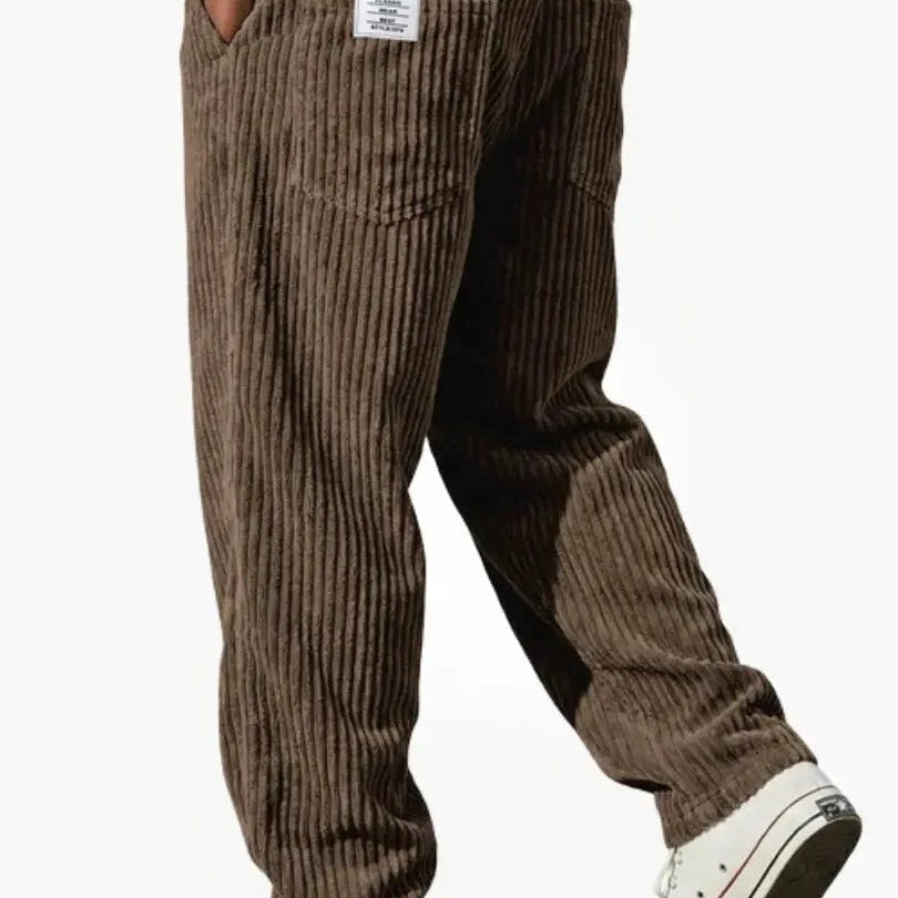 Men's Corduroy Trousers – Soft Relaxed Fit Autumn Style