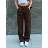 Women's Cargo Trousers – Utility Pockets, Versatile Everyday Fit