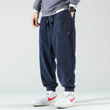 Men's Corduroy Joggers – Vintage Texture Casual Jogging Bottoms