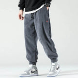 Men's Corduroy Joggers – Vintage Texture Casual Jogging Bottoms