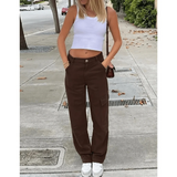 Women's Cargo Trousers – Utility Pockets, Versatile Everyday Fit