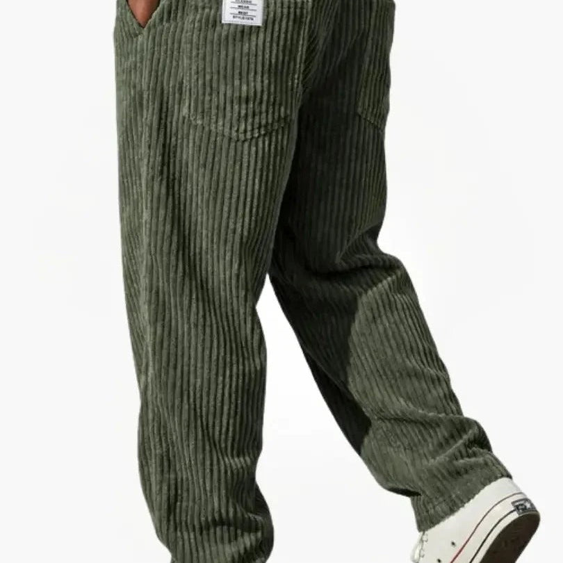 Men's Corduroy Trousers – Soft Relaxed Fit Autumn Style