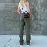 Women's Cargo Trousers – Utility Pockets, Versatile Everyday Fit