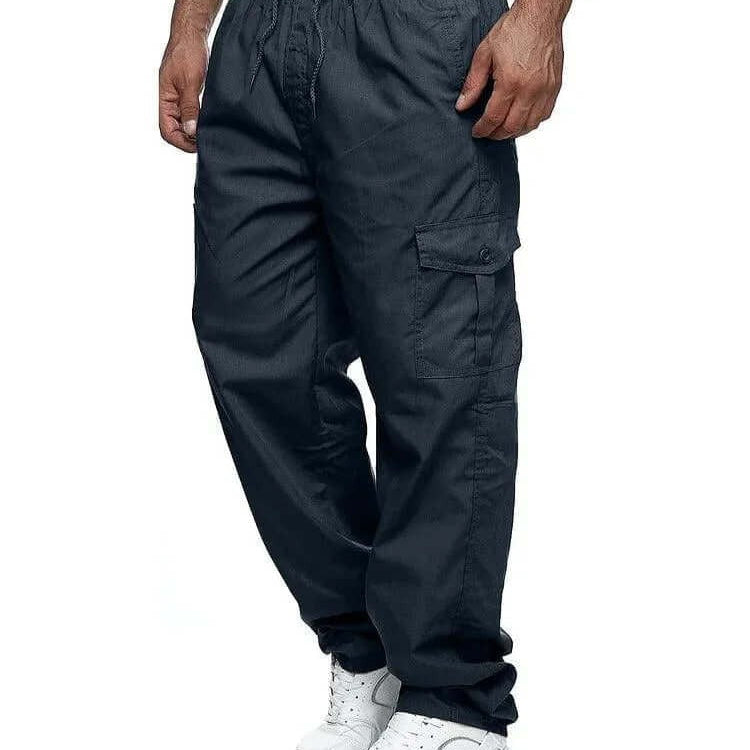 Men's Loose Fit Cargo Trousers – Roomy Utility Pocket Design
