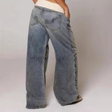 Women's Baggy Wide Leg Jeans – Relaxed Denim Everyday Fit
