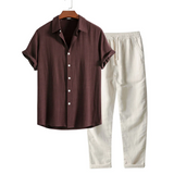 Men's Linen Summer Sets | Breathable Coastal Style