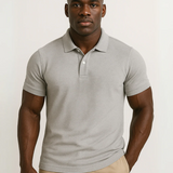 Classic White Polo Shirt for Men | Timeless Old Money Elegance