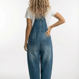 Women's Denim Dungarees – Relaxed Fit Casual Overalls