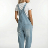 Women's Denim Dungarees – Relaxed Fit Casual Overalls