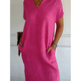 Flattering Midi Dress | Tummy Control, Relaxed Elegance