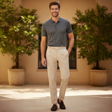 Men's Tailored Pleated Pants | High Waisted, Sophisticated Style