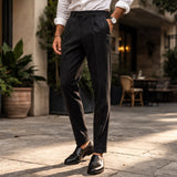 Men's Vintage Tailored Pleated Pants | Classic Style, Timeless Sophistication