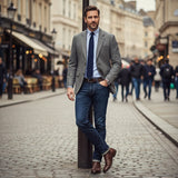 Men's Wool Herringbone Blazer | Classic Sophistication, Timeless Style