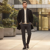 Men's Warm Fur Lined Winter Coat | Ultimate Comfort, Classic Style