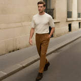 Men's Business Pleated Pants | Sophisticated Comfort