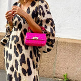 Leopard Print Midi Dress | Bold Confidence, Effortless Glamour