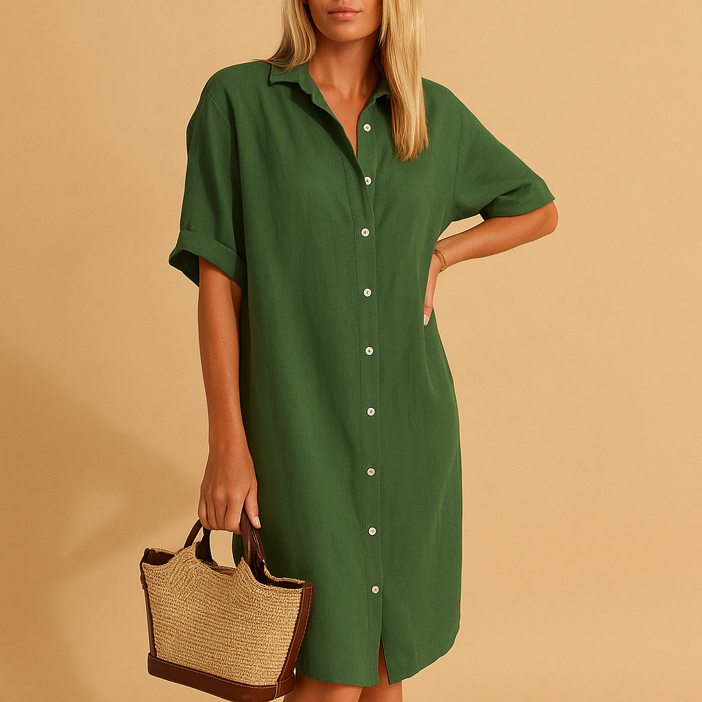 Sienna™ | Effortless Chic Button-Down Dress