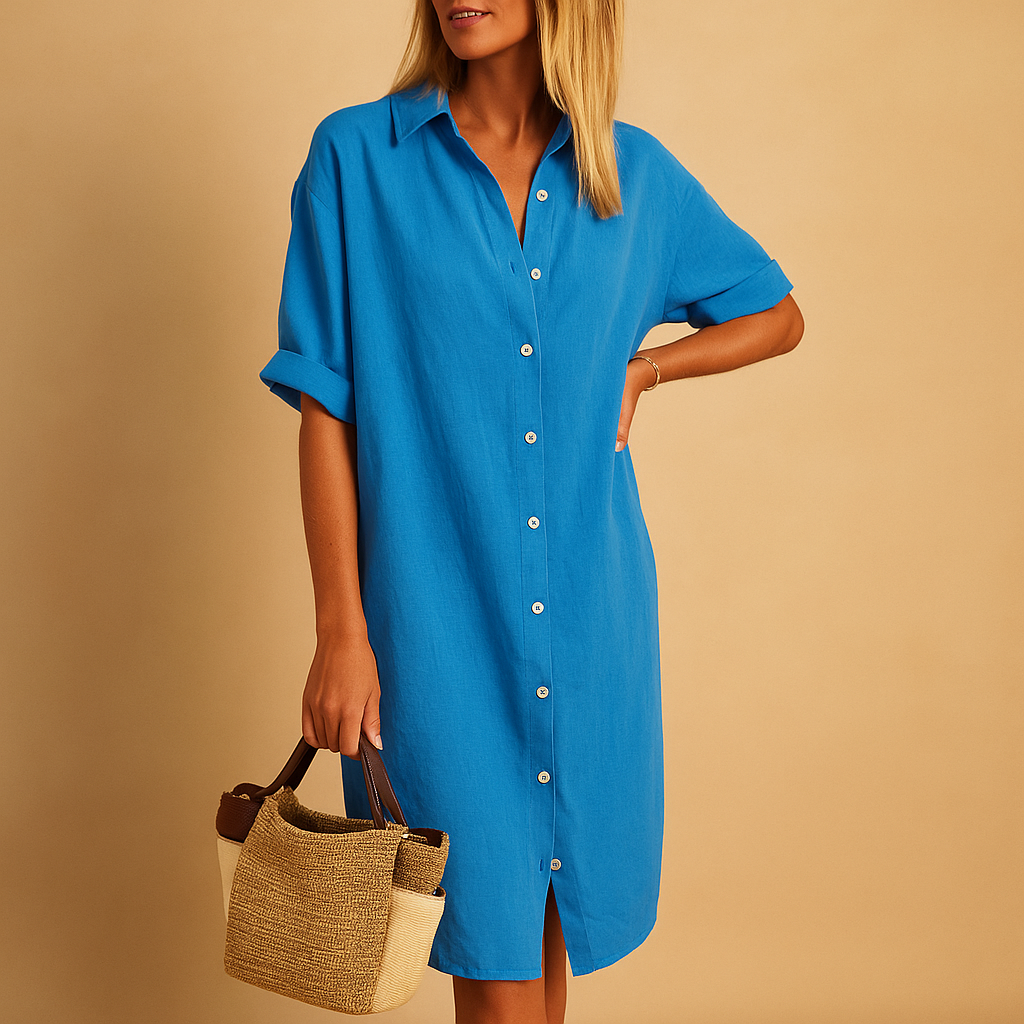 Sienna™ | Effortless Chic Button-Down Dress