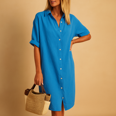 Sienna™ | Effortless Chic Button-Down Dress