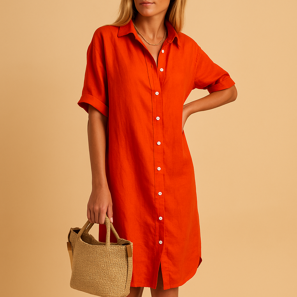Sienna™ | Effortless Chic Button-Down Dress