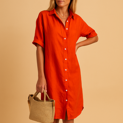 Sienna™ | Effortless Chic Button-Down Dress