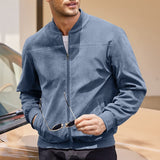Men's Lightweight Stand-Collar Jacket - Everyday Zip-Up Layer