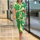 Elegant Casual Midi Dress | Flowy Fit, Effortless Style