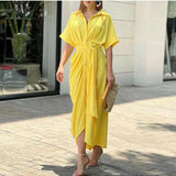 Elegant Casual Midi Dress | Flowy Fit, Effortless Style