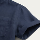 Men's Summer Henley Linen Shirt | Breathable Beach Comfort