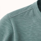 Men's Breathable Henley Collar T-Shirt | Comfortable Summer Style