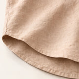 Men's Cotton Linen Henley Shirt | Breathable Comfort, Effortless Style
